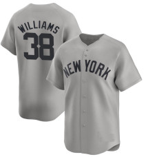Devin Williams #38 New York Yankees Away Jersey - Gray Limited Devin Williams #38 New York Yankees Away Jersey - Gray Limited