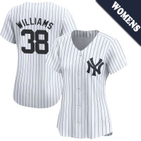 Devin Williams #38 New York Yankees Women's Home Jersey - White Limited Devin Williams #38 New York Yankees Women's Home Jersey - White Limited
