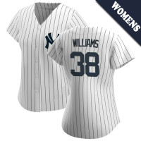 Devin Williams #38 New York Yankees Women's Home Jersey - White Replica Devin Williams #38 New York Yankees Women's Home Jersey - White Replica