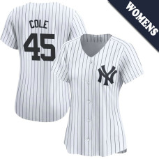 Gerrit Cole #45 New York Yankees Women's Home Jersey - White Limited Gerrit Cole #45 New York Yankees Women's Home Jersey - White Limited