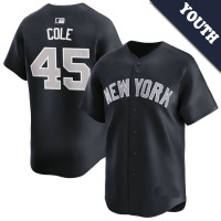 Gerrit Cole #45 New York Yankees Youth Alternate Jersey - Navy Limited
