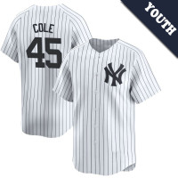 Gerrit Cole #45 New York Yankees Youth Home Jersey - White Limited Gerrit Cole #45 New York Yankees Youth Home Jersey - White Limited