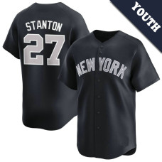 Giancarlo Stanton #27 New York Yankees Youth Alternate Jersey - Navy Limited Giancarlo Stanton #27 New York Yankees Youth Alternate Jersey - Navy Limited