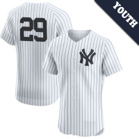 Jesse Barfield #29 New York Yankees Youth Home Retired Player Jersey - White Elite Jesse Barfield #29 New York Yankees Youth Home Retired Player Jersey - White Elite