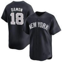 Johnny Damon #18 New York Yankees Alternate Retired Player Jersey - Navy Limited Johnny Damon #18 New York Yankees Alternate Retired Player Jersey - Navy Limited