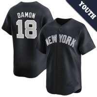 Johnny Damon #18 New York Yankees Youth Alternate Retired Player Jersey - Navy Limited Johnny Damon #18 New York Yankees Youth Alternate Retired Player Jersey - Navy Limited