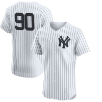 Jorbit Vivas #90 New York Yankees Home Jersey - White Elite Jorbit Vivas #90 New York Yankees Home Jersey - White Elite
