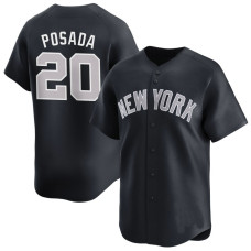 Jorge Posada #20 New York Yankees Alternate Retired Player Jersey - Navy Limited Jorge Posada #20 New York Yankees Alternate Retired Player Jersey - Navy Limited