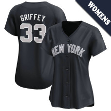 Ken Griffey Sr. #33 New York Yankees Women's Alternate Retired Player Jersey - Navy Limited