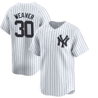 Luke Weaver #30 New York Yankees Home Jersey - White Limited Luke Weaver #30 New York Yankees Home Jersey - White Limited
