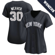 Luke Weaver #30 New York Yankees Women's Alternate Jersey - Navy Limited Luke Weaver #30 New York Yankees Women's Alternate Jersey - Navy Limited