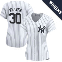 Luke Weaver #30 New York Yankees Women's Home Jersey - White Limited Luke Weaver #30 New York Yankees Women's Home Jersey - White Limited