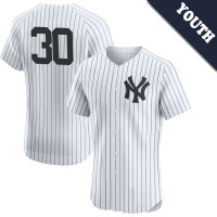 Luke Weaver #30 New York Yankees Youth Home Jersey - White Elite Luke Weaver #30 New York Yankees Youth Home Jersey - White Elite