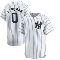 Marcus Stroman #0 New York Yankees Home Jersey - White Limited Marcus Stroman #0 New York Yankees Home Jersey - White Limited