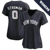 Marcus Stroman #0 New York Yankees Women's Alternate Jersey - Navy Limited Marcus Stroman #0 New York Yankees Women's Alternate Jersey - Navy Limited