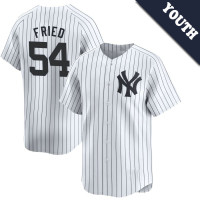 Max Fried #54 New York Yankees Youth Home Jersey - White Limited Max Fried #54 New York Yankees Youth Home Jersey - White Limited