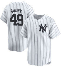 Ron Guidry #49 New York Yankees Home Retired Player Jersey - White Limited